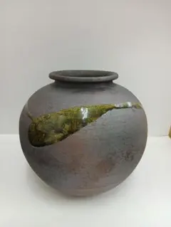 No.57　陶器製花瓶 　信楽焼