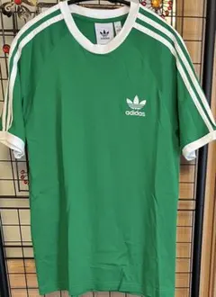 アディダス オリジナルス リンガーTシャツ グリーン