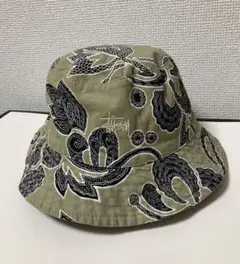 old stussy ステューシー　ビンテージ　リバーシブルハット