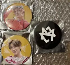 MAZZEL 缶バッジ ナオヤ ハヤト ロゴ to me マーゼル