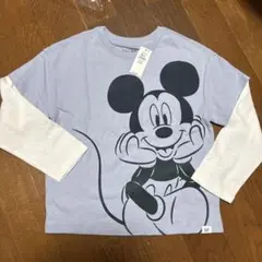 タグつき　新品　baby gap 110 長袖　ミッキー