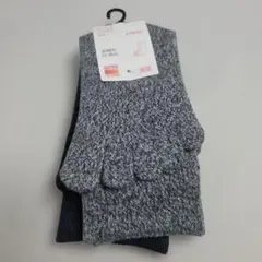 ユニクロ HEATTECH ソックス 2ペア 23-25cm　新品未使用