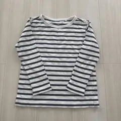 長袖カットソー 110cm ボーダー　UNIQLO