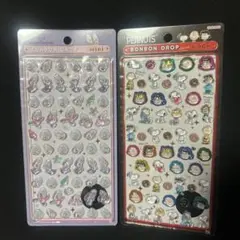 ボンボンドロップシールミニ　スヌーピー　アリス　2枚セット　正規品　ボンドロ
