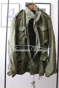 60s　M-65 ジャケット ヴィンテージ 2nd 実物　アルミジップ