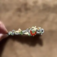 花と果物のデザイン ヘアピン