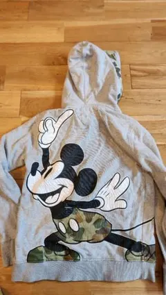 トミーヒルフィガー　ディズニー　パーカー　ミッキーマウス　迷彩　S