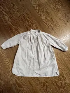 UNIQLO U ストライプ柄 長袖シャツ 100