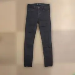 ZARA EUR32 ストレッチスキニーブラックデニムパンツ