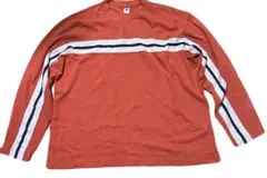 GAP オレンジ ストライプ トレーナー XL 長袖 ギャップ 男女 オシャレ