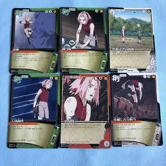 NARUTO ナルト トレーディングカード 春野サクラ 6枚セット - メルカリ