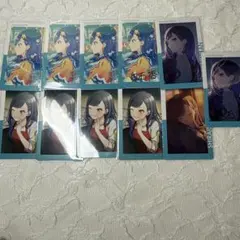 白石杏ちゃん　グリッター缶バッチ　 エピカ　ノーマル9枚　箔押し2枚セット