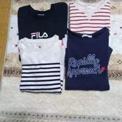 女の子　長袖カットソー 150、160　4点セット