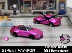 1/64 street weapon ポルシェ 993 スパイダー　ピンク