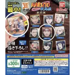 【ナルト疾風伝　豆色紙ガシャ】チョウジ・ナルト&サスケ&サクラ