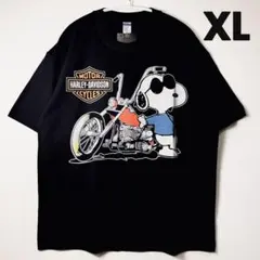 [XL] 할리 데이비슨 x 스누피 티셔츠 반팔