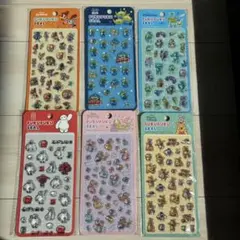 ディズニーぷくぷくシール PUKUPUKUSEAL 6種セット