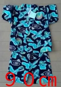 JUNKSTORE　新品　未使用　男の子　９０㎝　甚平　上下セット