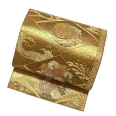 袋帯 未使用品 金糸 正倉院文様 鳥 華 未仕立て フォーマル NO-430 袋帯 未使用品 金糸 正倉院文様 鳥 華 未仕立て フォーマル NO-430の