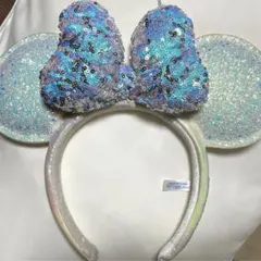 ディズニー　カチューシャ　ディズニーシー　20周年　20th ホワイト