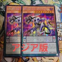 遊戯王　DDカウントサーベイヤー　アジア　シークレット　シク　2枚