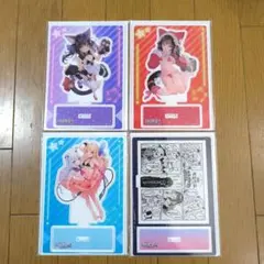 新品☆あんスタ【天城一彩＆白鳥藍良】サインステッカー☆スターラメ
