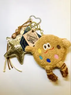 ⭐︎クッキーぬいぐるみポーチ⭐︎バックチャーム✴︎じゃらじゃらキーホルダー⭐︎パラコード