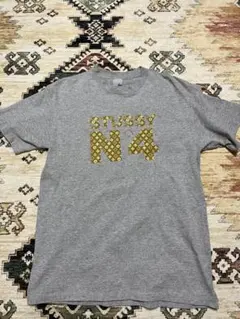 Stussy N4 グレー Tシャツ Mサイズ　モノグラム