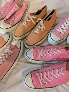 【美品】 ビンテージ コンバース ピンク 80s 8サイズ 80s Converse AllStar DEAD STOCK Made in USA Size US 7 1/2