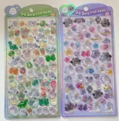 t*a様 【新品未開封正規品】うるちゅるポップシール オリジナルキャラ 2枚セッ
