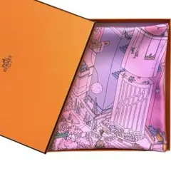 希少 美品 エルメス シルクスカーフ カレ90 バッテリーニューヨーク ピンク 2025年最新】エルメス カレ90 バッテリーニューヨークの人気アイテム