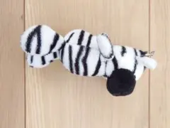 シマウマ ぬいぐるみ マスコット キーホルダー