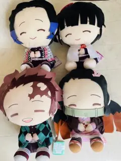 鬼滅の刃 ぬいぐるみ 4体セット(タグ付美品 1体35cmサイズ)