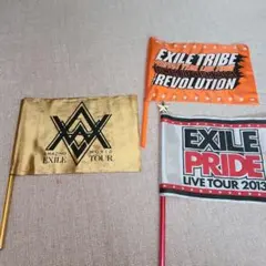 EXILE　ライブツアーフラッグ　３本セット