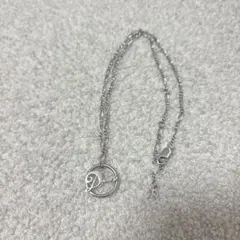 Dior シルバー ロゴネックレス 2連