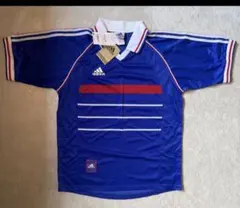 adidas フランス代表 ユニフォーム 1998W杯 ゲームシャツ ブルー