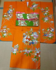 紅型振袖と帯、長襦袢ao3様専用