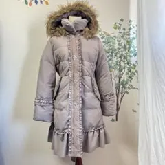 アクシーズファム Mサイズ ビジュー　ダウンコート ファー