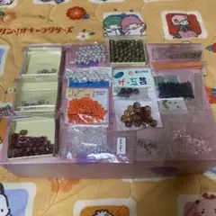 ビーズセット 多様な色とサイズ