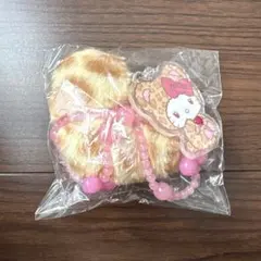 ハローキティ　ギャルくまデザイン　ストラップ　ヒョウ柄　新品