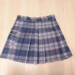 チェック柄プリーツスカート