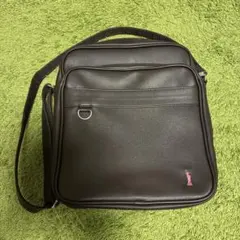 ショルダーバッグ 合成皮革　茶色