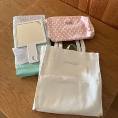 CLINIQUE クリニーク　ポーチ　ミラー　ミニトートバッグ　セットで