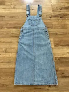 デニムサロペット ライトブルー