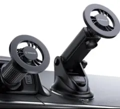 車載スマホホルダーMagSafe対応 強力磁石360回転✨ブラック