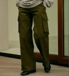 soerte ミリタリーワークパンツ ストレッチカーゴパンツ 古着 スラックス