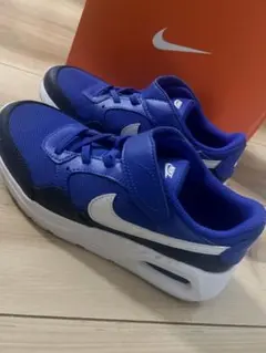 Nike キッズスニーカー/ブルー