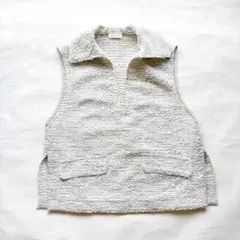【定価2.5万円】ballsey フリンジヤーンツイード プルオーバーベストのサムネイル