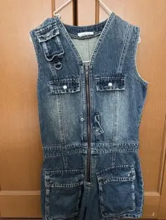 LAGUA GEM /POCKET DENIM MINI オールインワンMサイズのサムネイル