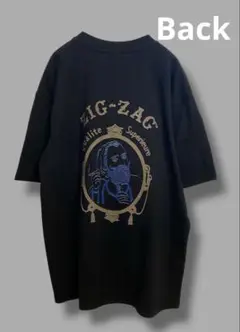【期間限定値下げ】ZIG-ZAG Tシャツ バックプリント L ゆったり